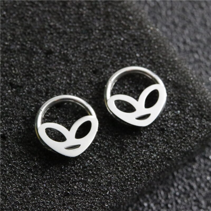 PS751 1pc Stainless Steel Aliens Helix Daith Piercing Jewelrys for Women Men Muti-use Nose Ring Clips Cool Accessories