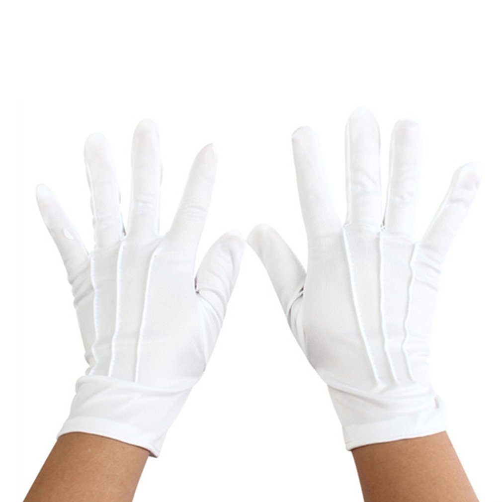 Witte Katoenen Handschoenen Wassen Uw Handen En Beschermen Tegen Bacteriën En Virussen Mannelijke Katoenen Mouwloos Ronde Hals