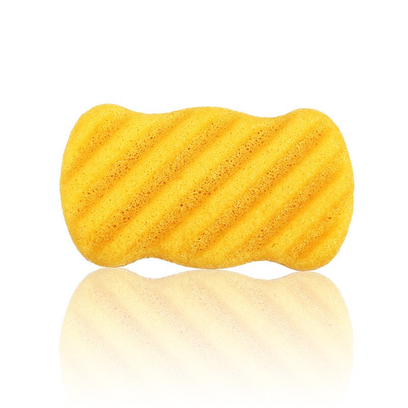 Svamp puff naturlig myk konjac ansikts puff ansikt kropp rens vaske svamp exfoliator rens dårlig vask ansikt beskytte huden: 05