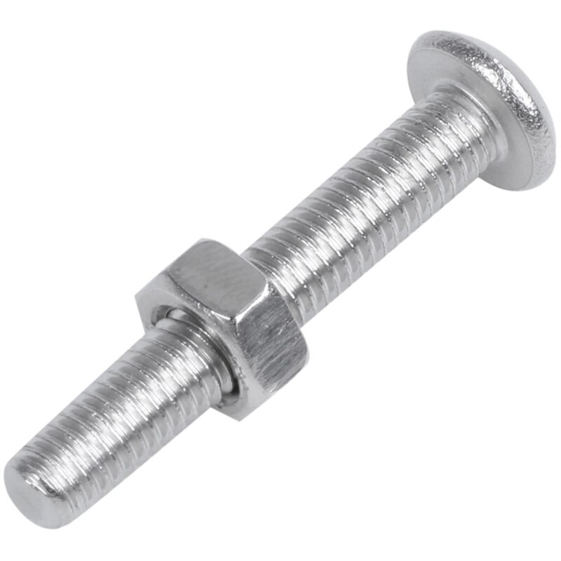 150Pcs M5 Button Head Hex Socket Head Cap Bolts Screws Nuts & 170Pcs M4 Hex Socket Button Head Screw Nut