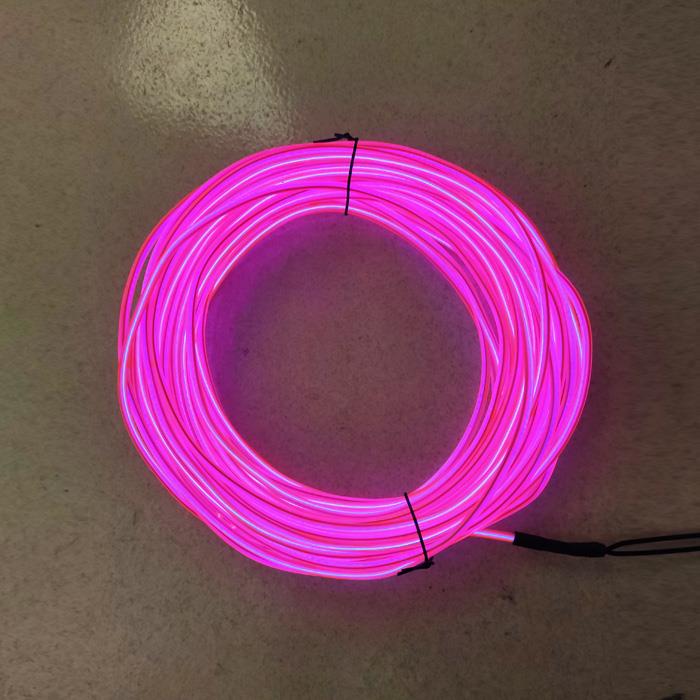 Glowing Line Light Neon Light To Do Word Material Handmade Model Mini Neon Light Line Thin: 1m Battery pink