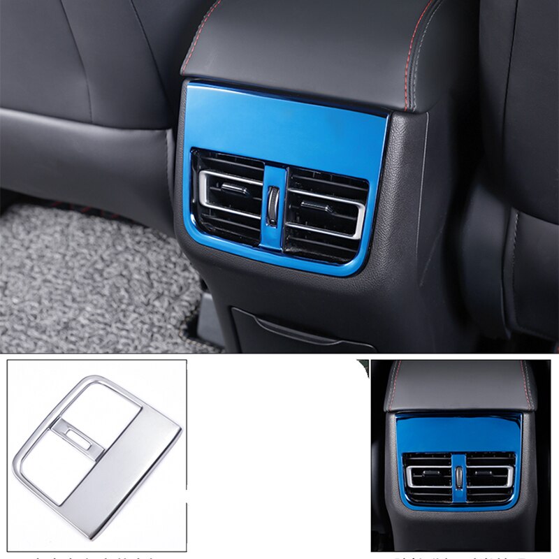 Auto Styling Accessoires Voor Changan CS75 Speciale Auto Terug Air Vent Outlet Panel Rvs Interieurstickers