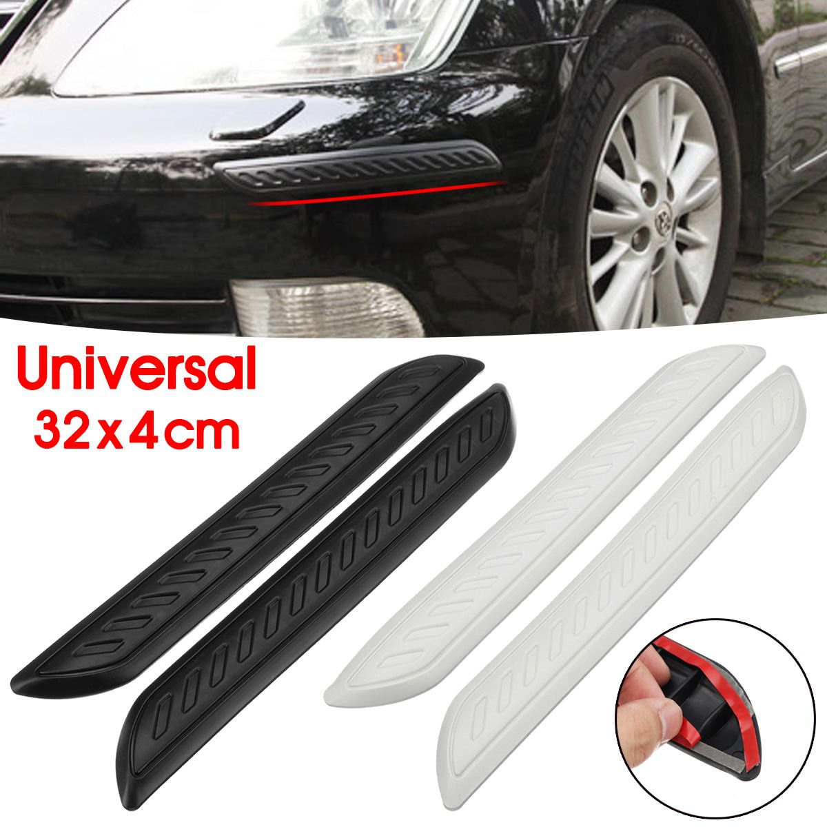 Paar Auto Bumper Protector AntiCollision Strips B... Grandado