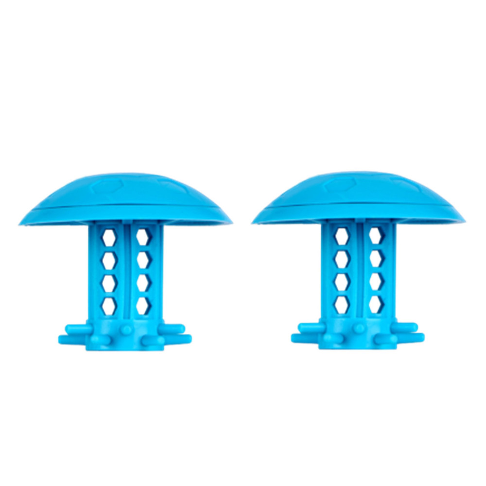 2PACK TXM Drain Hair Catcher Bathtub/Sink Drain Hair Catcher,2 in 1 Bathtub Drain Protector for Shower: Blue