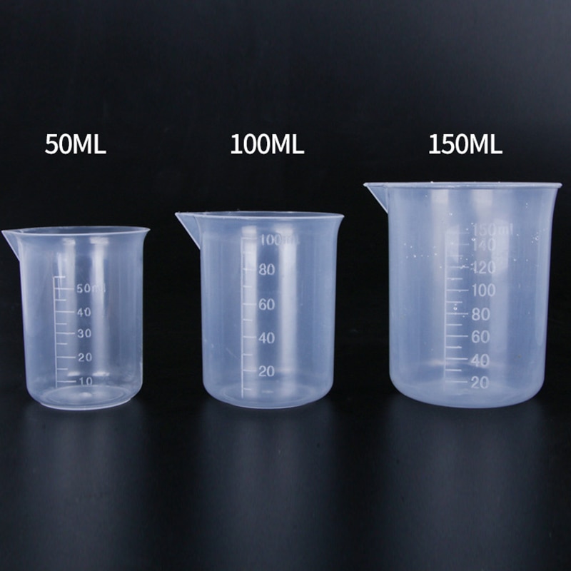 50-1000Ml Plastic Graduated Measuring Cup Liquid Container Transparent Making Tool Visual Scale Mixing Cup Lab Tool Metering Cup