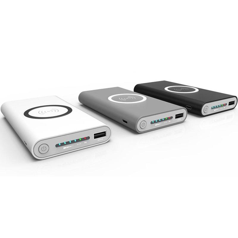 Draadloze Opladen Schat Shell Mobiele Power Accessoires 2 Kleuren Om Uit Te Kiezen Oplaadbare Schat Behuizing