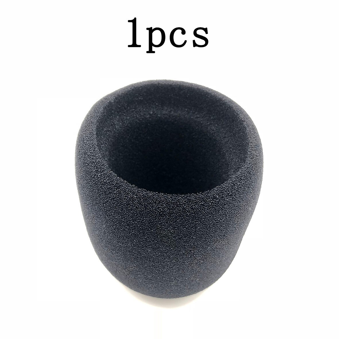 Pare-brise de Microphone de mousse antipoussière de protecteur de gel de silice pour le Yeti bleu, couverture d'éponge de filtre de bruit de microphones de condensateur de Yeti Pro: Black