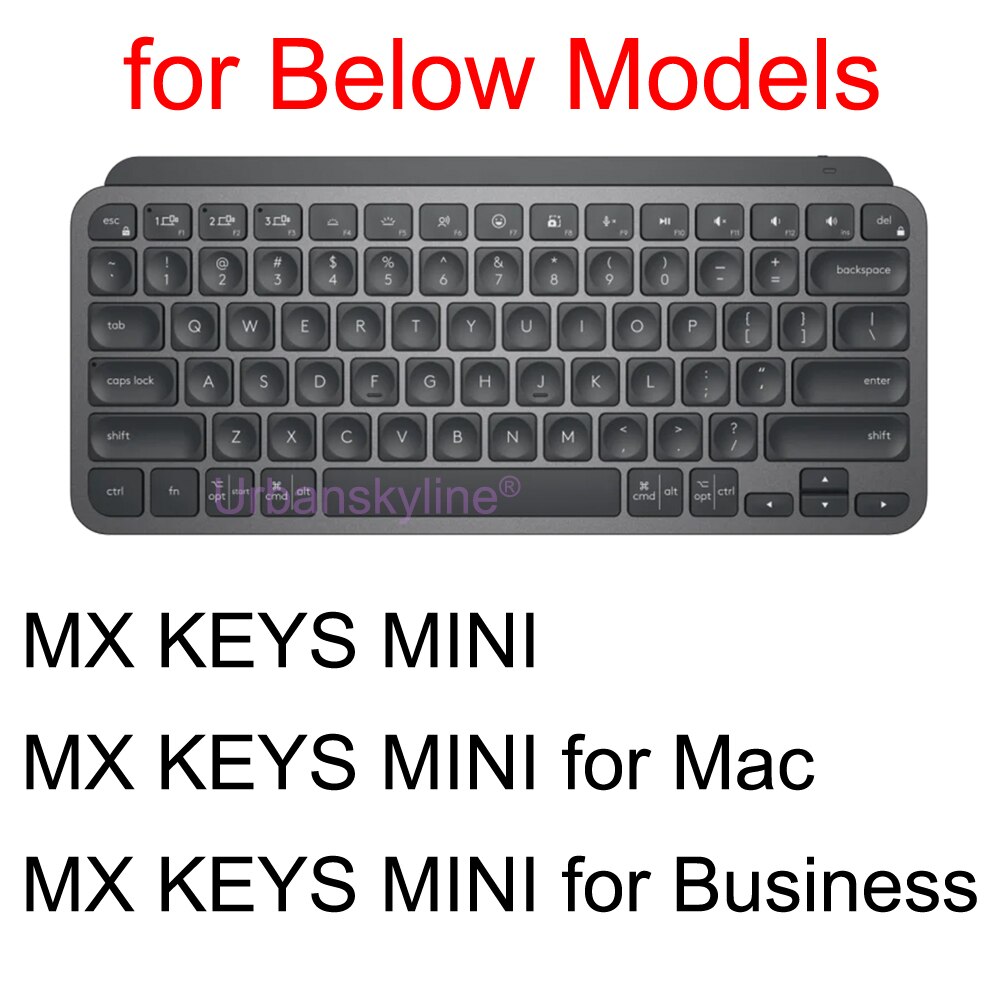 for MX KEYS MINI Keyboard Cover for Logitech MX KEYS MINI for Mac Business Protector Skin Case Silicone Accessory TPU