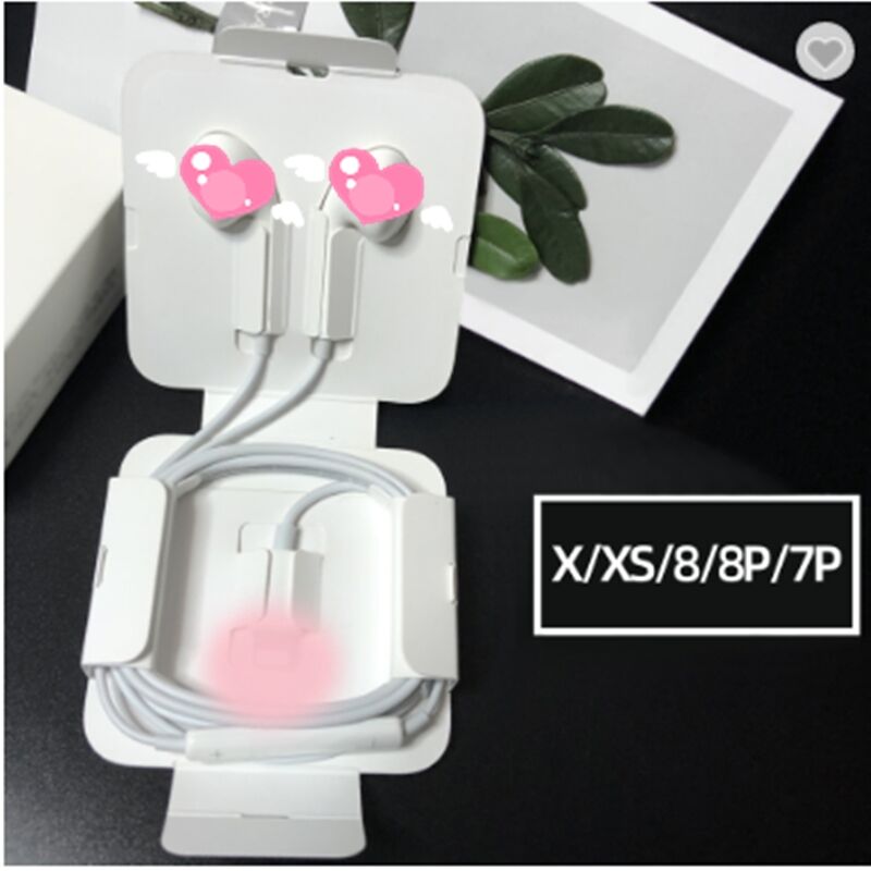 Éclairage Écouteurs In-ear Casque Filaire avec micro Casque pour iPhone 8 7 Plus X XS MAX XR iPod Filaire Écouteurs Lightning