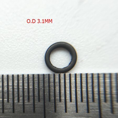 Rompin 100 stk karpe fiskerigge hurtig skift rund rig ringe fiskerigge o ringe 3.1mm & 3.7mm: Od 3 1