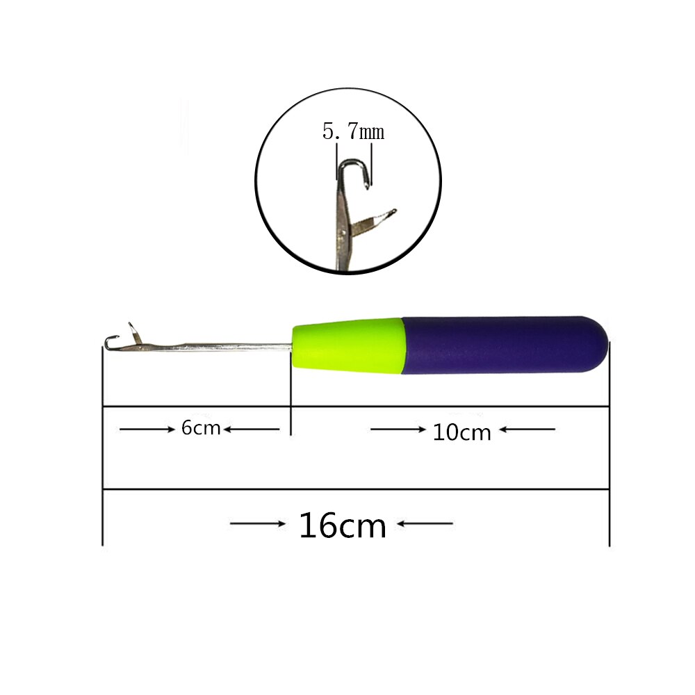 Hook Crochet Needle For Synthetic Hair Extension Tool And Making Jumbo Senegalese Twist Micro Braids Wigs