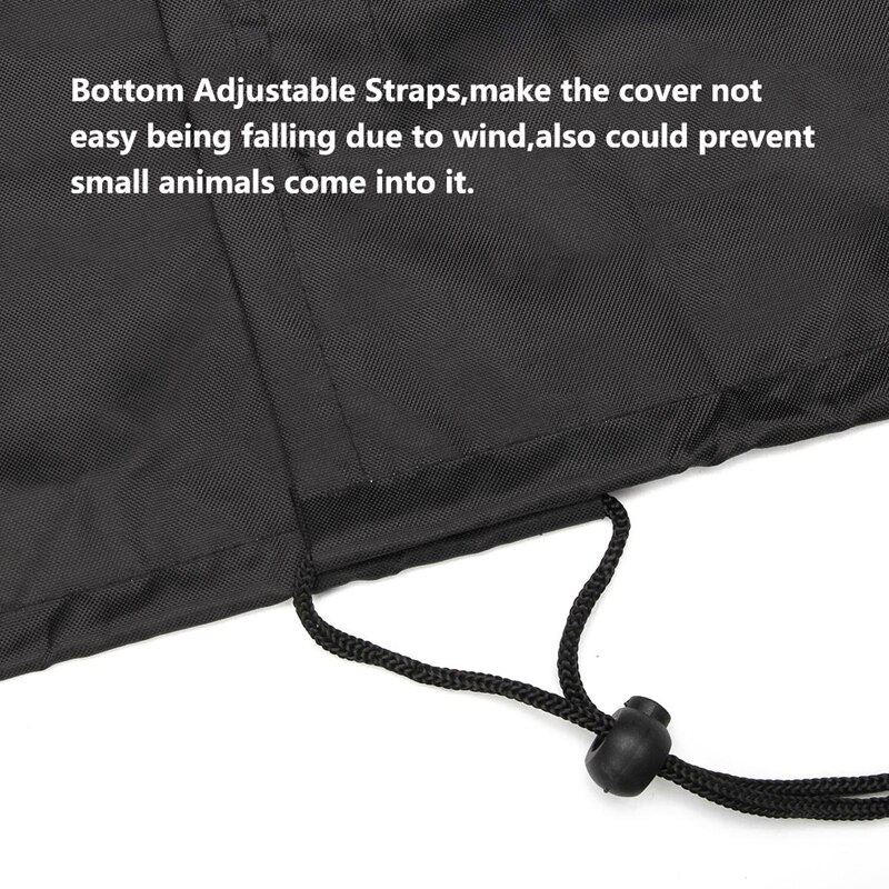 -Outdoor Air Conditioner Cover Is Suitable for Outdoor Unit Square AC Cover to Resist Rain, Snow, Leaves, Seeds Or Nuts S