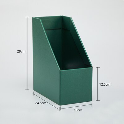 Kraftpapper vikning kombination mapp förvaringsbox skrivbord kontor diverse papper bok vertikal box dokumentförvaring: Stil 2
