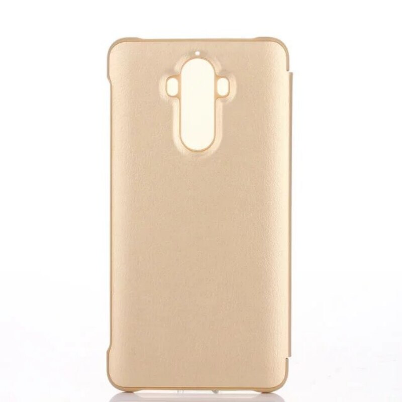 TANZ per Huawei compagno di 9 compagno9 5.9 'Caso di Risposta Intelligente vista della Finestra di Cuoio Sintetico di Vibrazione ultra Sottile di Affari Del Telefono sacchetti di Copertura: Oro