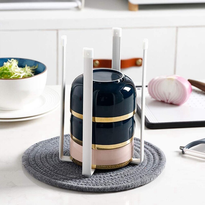 Stendino per bottiglie, supporto per asciugatrice per sacchetti di plastica salvaspazio supporto per immondizia stendino multiuso, bianco 1 pz