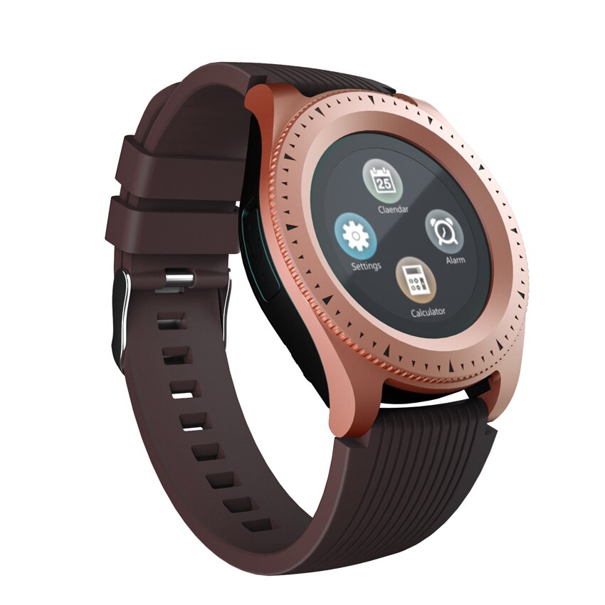 Smart Uhr Männer Frauen Z4 Sim Karte Bluetooth Uhr Telefon Uhr Smart Armband MSM Anruf Fitness Armband apple watch Android Kinder: Gold Watch