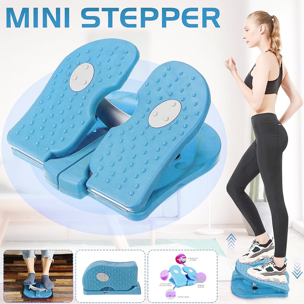 Mini Stepper silencioso para pérdida de peso, Pedal plegable para pies, equipo de entrenamiento de Fitness, Stepper para piernas delgadas
