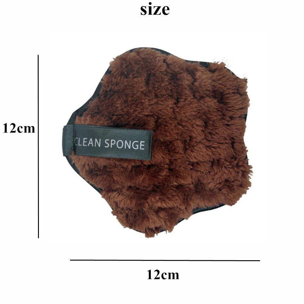 Panno in microfibra Pastiglie di Trucco Del Viso dispositivo di rimozione soffio Cotone Doppio Strato Viso Tovagliolo di Pulizia Riutilizzabile chiodo arte Pulizia Pulire