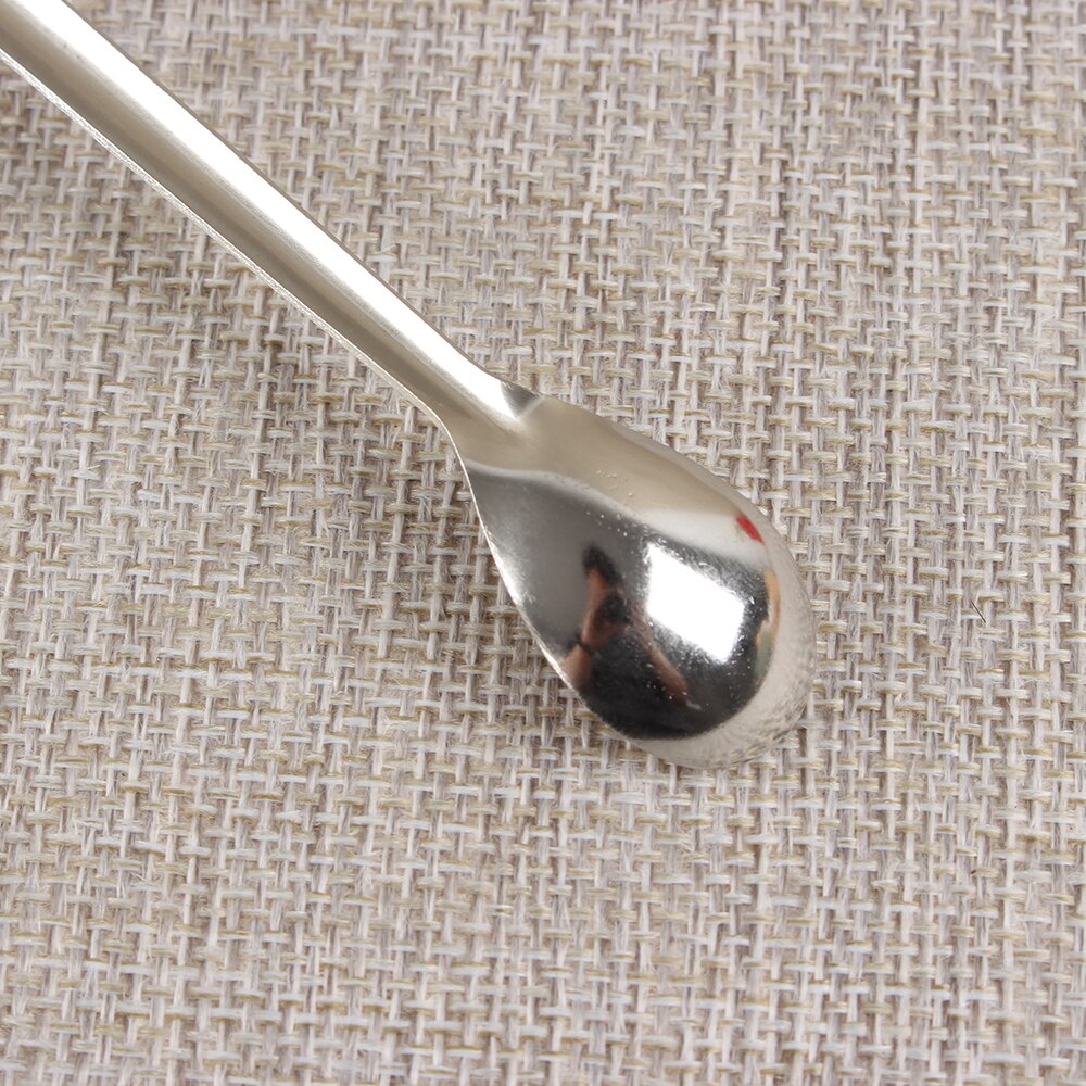20cm Length Double End Reagent Stainless Steel Lab Sampling Kitchen Spoon Spatula Tool Coffee Tea Drinkware Kitchen