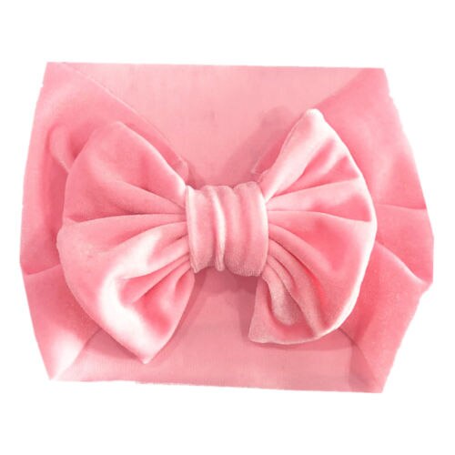 Diadema de terciopelo con lazo para bebé y niña, diadema de Navidad para recién nacido, 6cm, lote elástico suave