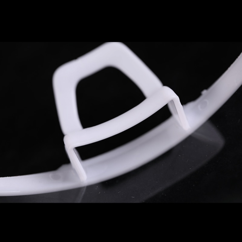 10 teile/satz Transparente Masken Permanent Anti Nebel Catering Lebensmittel Hotel Kunststoff Küche Restaurant Masken