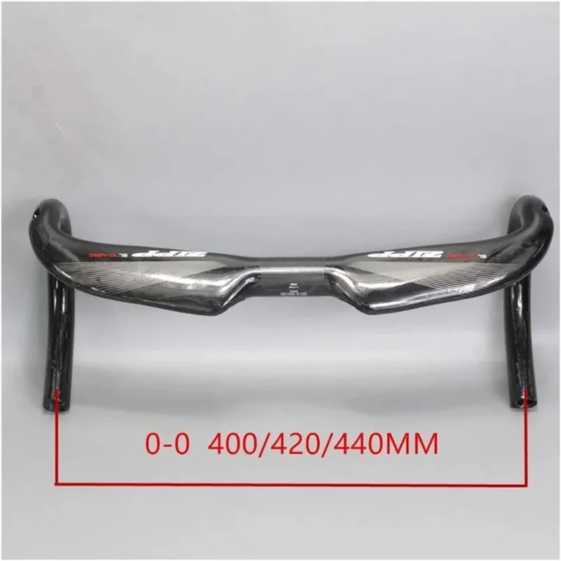 Cykelstyr i fuld carbon ud racercykel styr frempind spille mat glans carbon styr 400/420/440mm