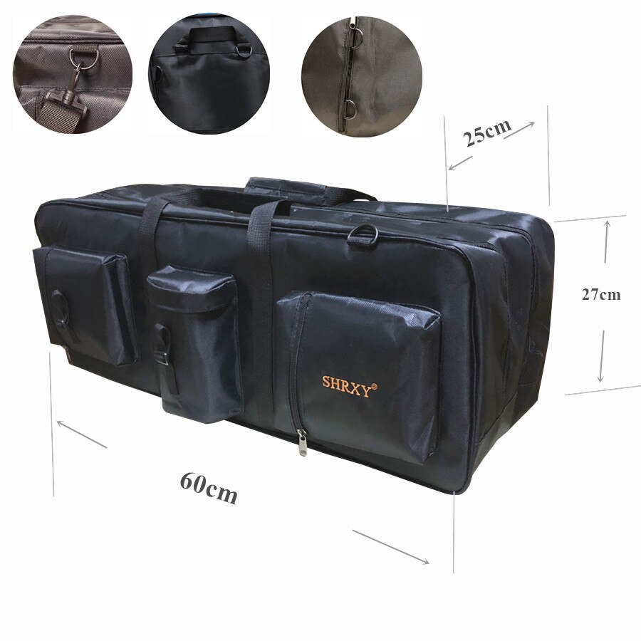 Sac de transport pour détecteur de métaux, sac de rangement Portable en toile étanche, sac à dos organisateur d'outils à Double couche pour la détection de métaux