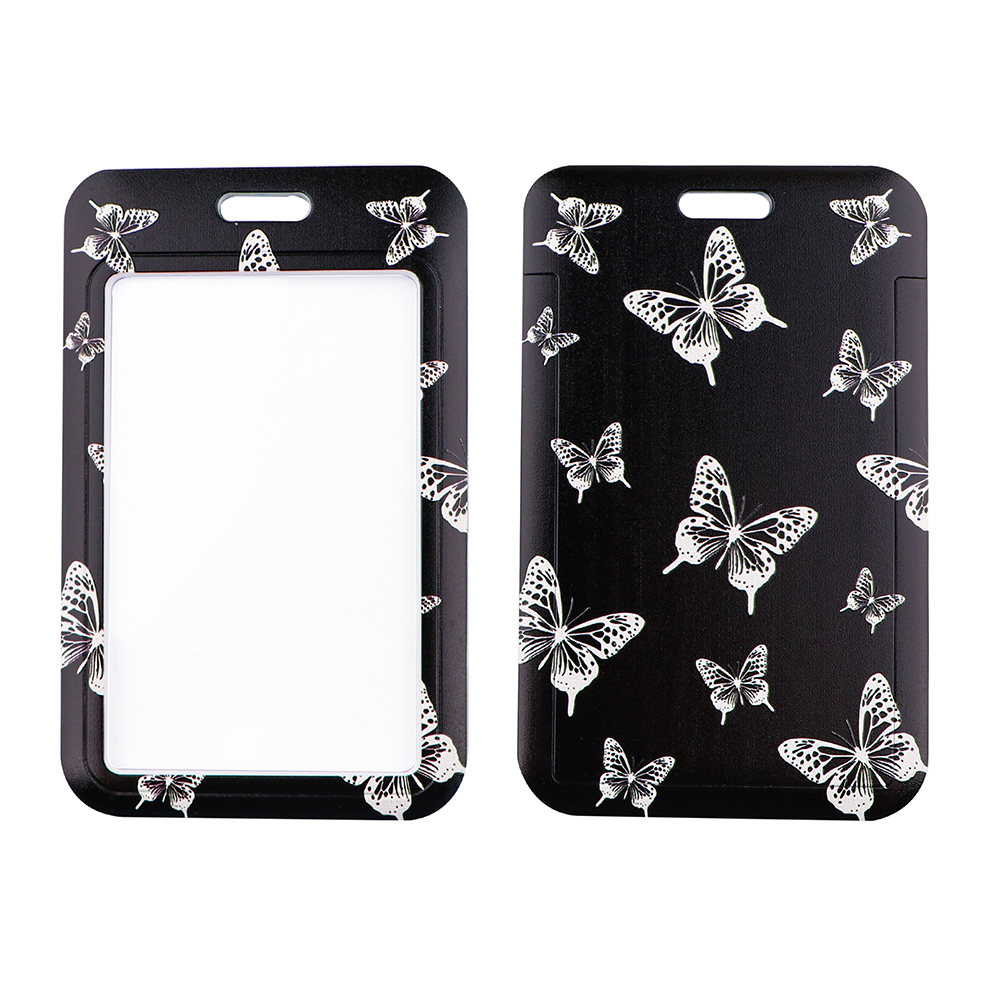 CB1194 Smycze motylkowe Brelok do kluczy DIY Paski do telefonów komórkowych Uchwyt na identyfikator USB Brelok do kluczy Wisząca lina Akcesoria do telefonów: Piano Black