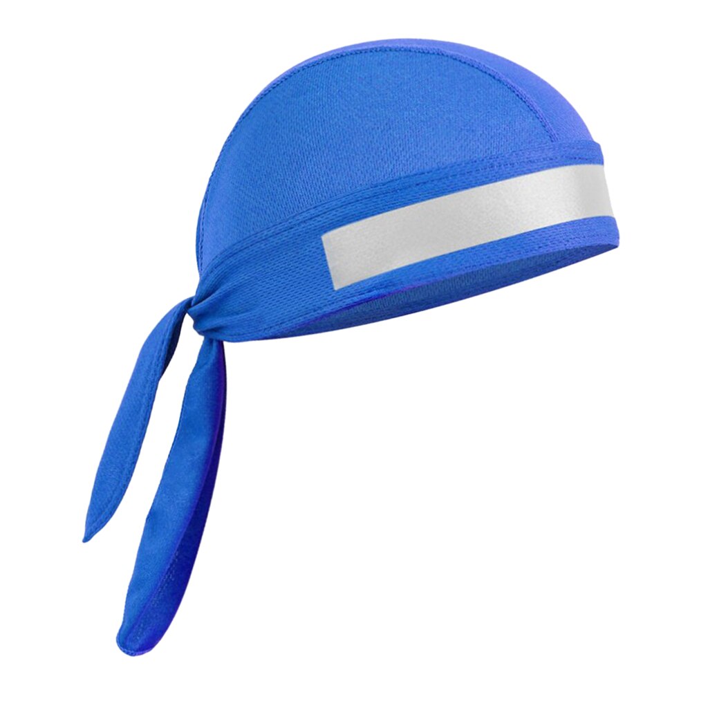 Gorra reflectante de Calavera, gorro Bandana con forro transpirable: Azul