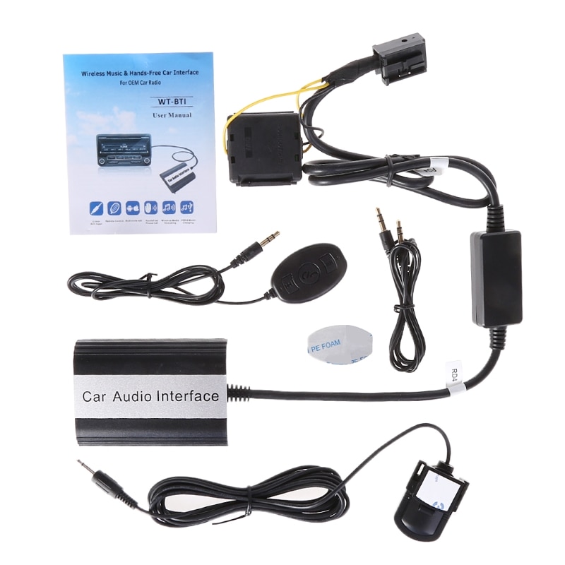 Kit mains libres Bluetooth voiture MP3 Interface adaptateur AUX pour RD4 Peugeot CITROEN Automobiles Kit voiture Bluetooth accessoires voiture