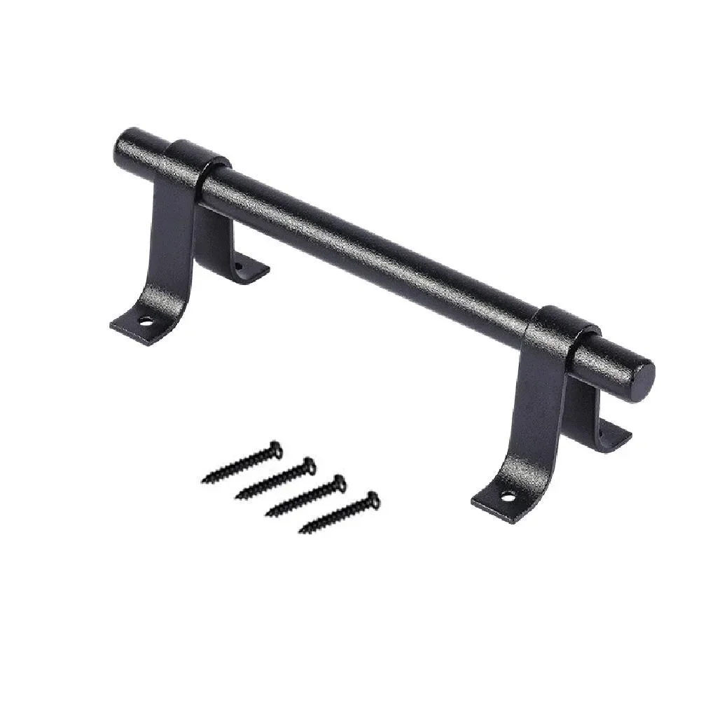 Kohlenstoffs tahl Scheunentor Griff Land Schiebe tor Zug griff alte Jahrgang Hardware- Holztür griffe Hardware-