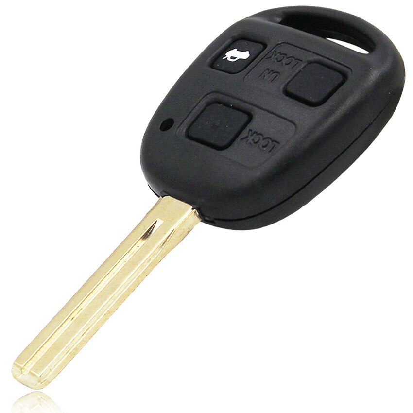 ! 3 tasten Fernbedienung Schlüssel Hülse Auto Schlüssel fallen Spielzeug48 (Kurz) für Lexus RX350 ES300 ES330 GS400 GS430 GS470 LS400 Gummi Pad