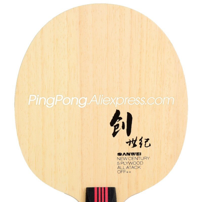 SANWEI Century Table Tennis Blade (5 Ply Wood, Allround) Racket Ping Pong Bat Paddle