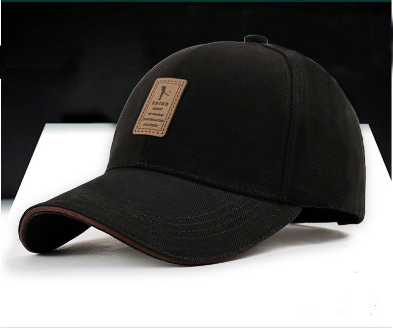 Brand Men's Baseball Caps Cotton Spring Sun Hats Comfortable Casual Hats Outdoor Sports Couple Anti-sun Caps Drake: Black and coffee