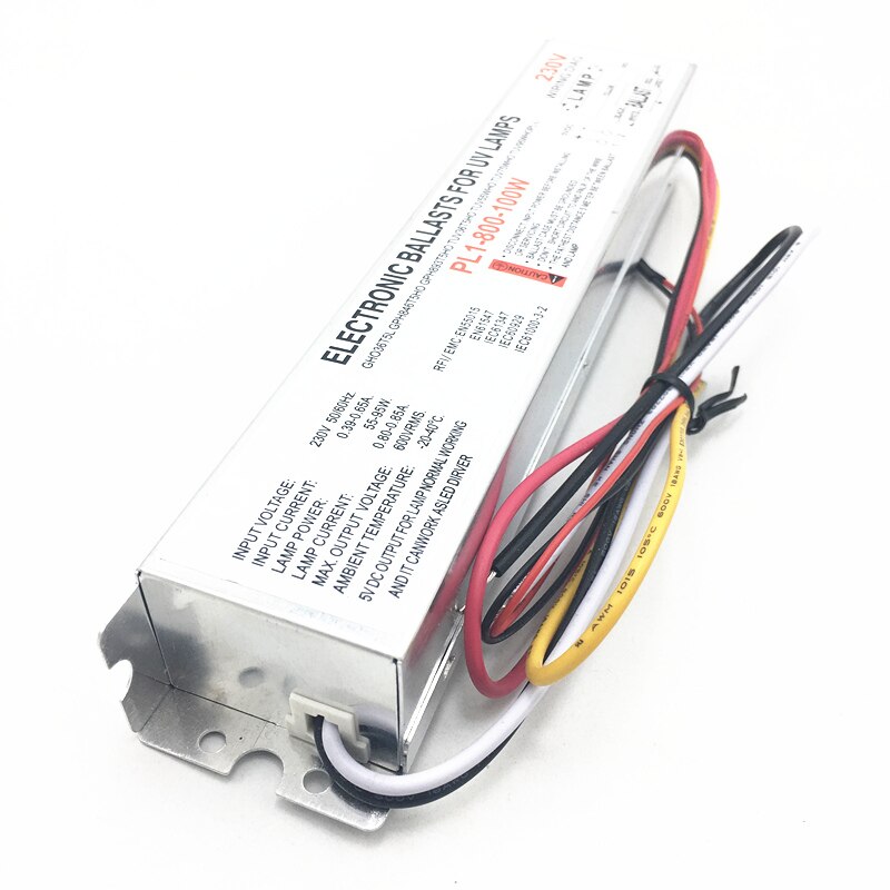 Balastro electrónico dedicado, Controlador LED de salida DC5V para lámpara de esterilización UV, rectificador de luz germicida, 220V, 230V, 21-40W, 55-95W