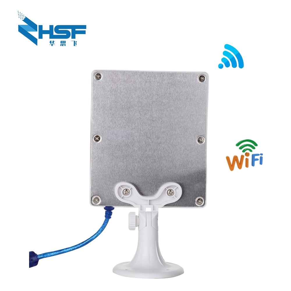 2.4G WiFi USB receiver 150Mbps high gain 14DBi antenna 5m cable high power wireless network card outdoor waterproof remote Wifi