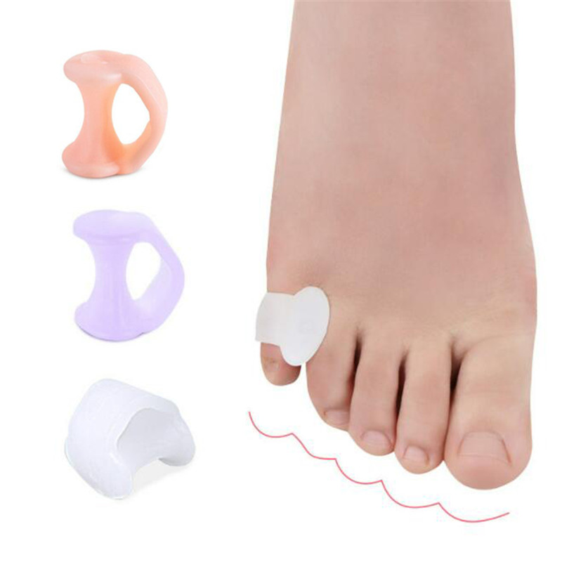 2 Stuks Teenseparators Teen Siliconen Bunion Guard Voetverzorging Orthopedische Vinger Teen Separator Correctie Pad Foot Care Tool