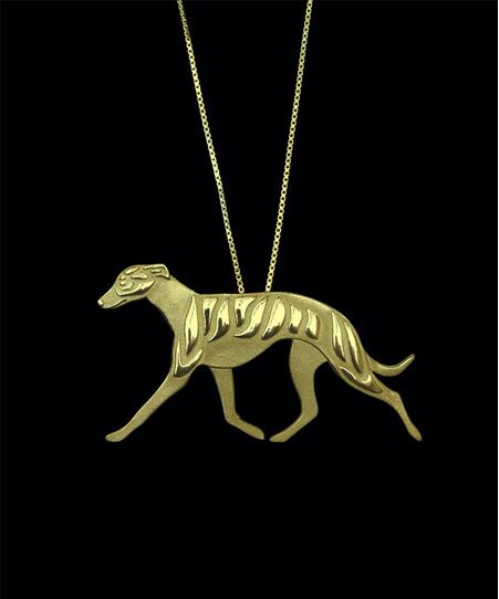 Danggao neueste handgefertigte whippet-anhänger-halskette, choker-hundeschmuck, schmuckidee für tierliebhaber