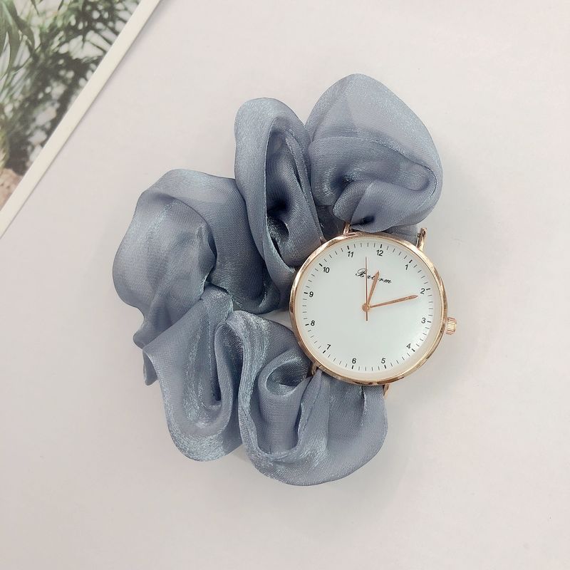 Montre numérique créative avec Bracelet en ruban pour fille, petite fée, élégante, sans fermoir: Blue