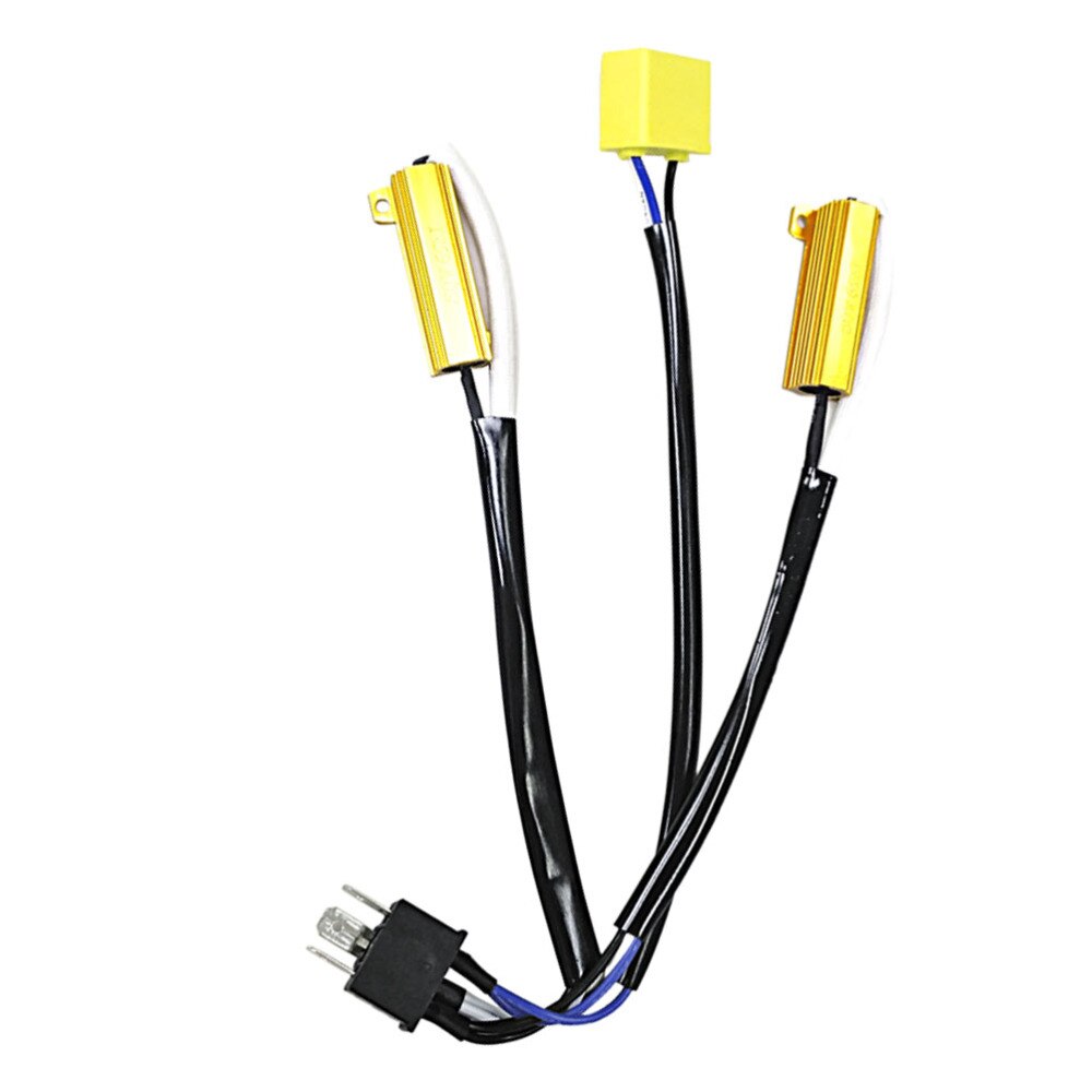 H4 Ecoder LED Headlights Decoder Resistor Free Error LED Load Resistor Decoder Warning Signal Error Canceller