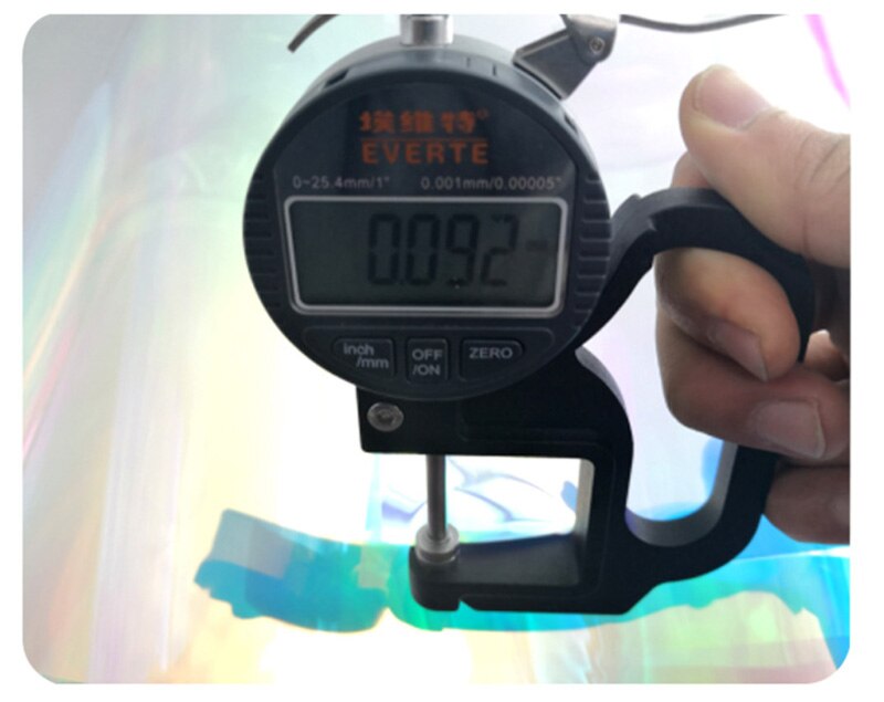 50cmx500cm Holographic Rainbow Window Film Decoration Self-adhesive Sticker Window Tint For Home and Office