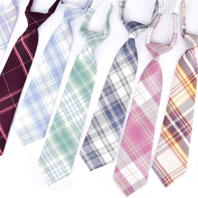 JK Uniform Neck Tie Japanese School Uniform Striped Bow Tie Girls Preppy Style Necktie Female Bow-knot Women Apparel Accessories