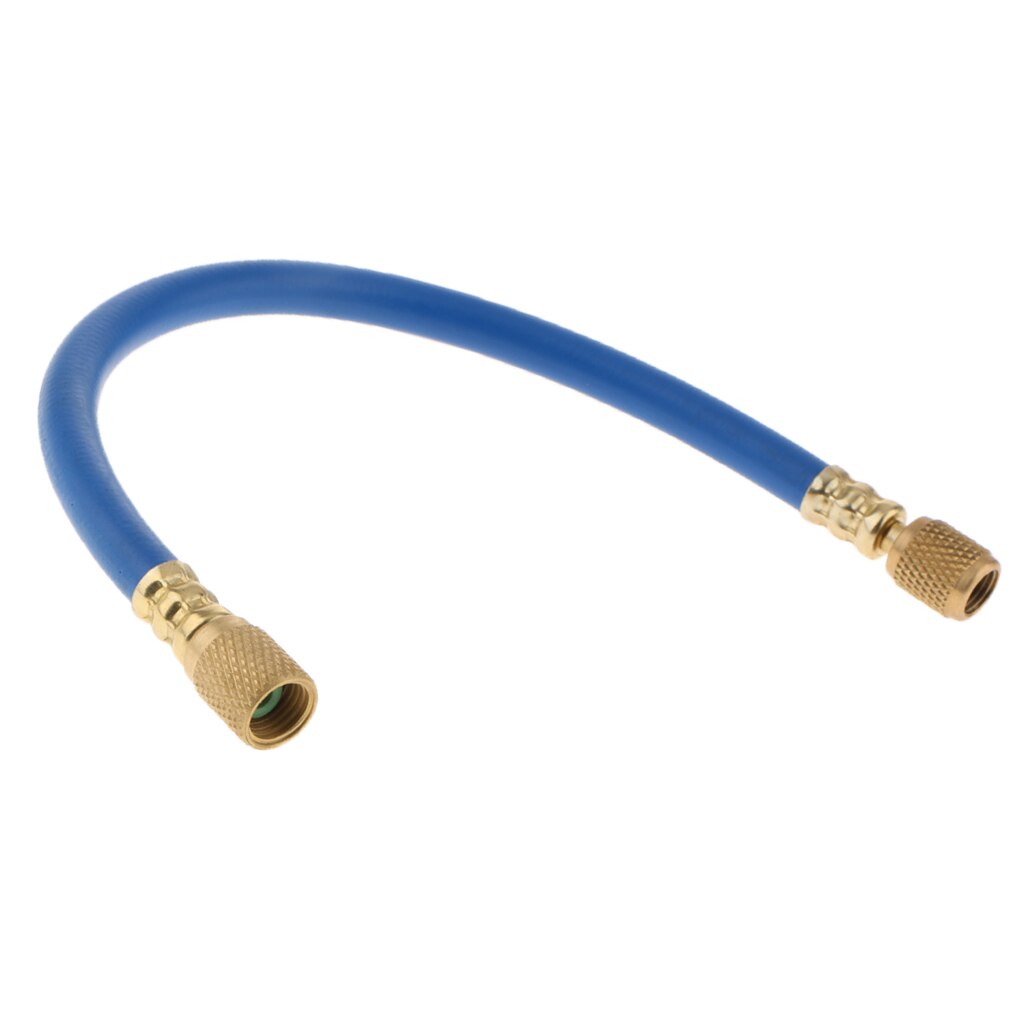 Car Air Conditioning AC R134A Refrigerant Recharge Hose Blue