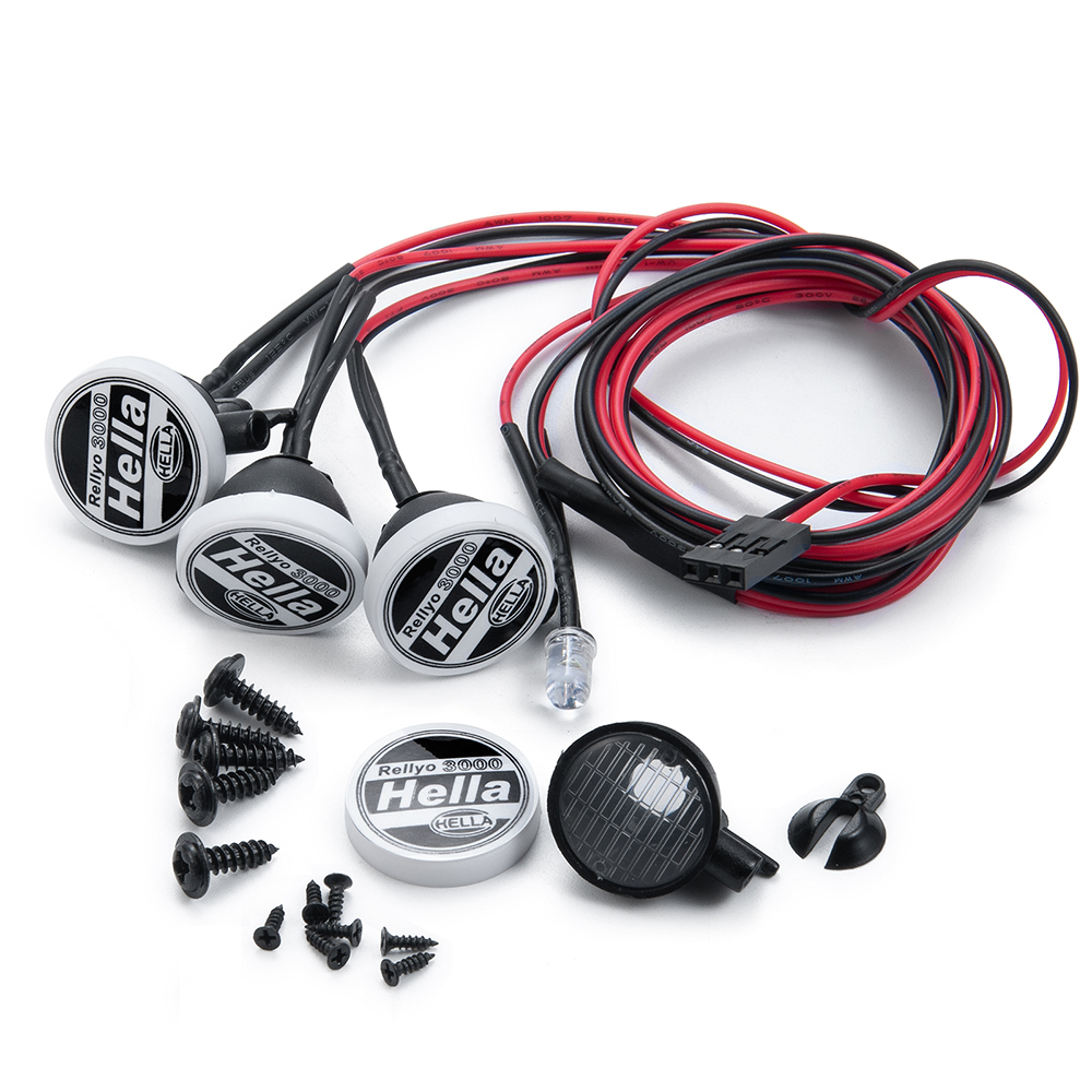 AXSPEED 2/4 Stuks LED Licht met Ronde Plastic Cover voor TRX-4 Axiale SCX10 Tamiya CC01 D90 TF2 1:10 RC Crawler Auto Upgrade Onderdelen