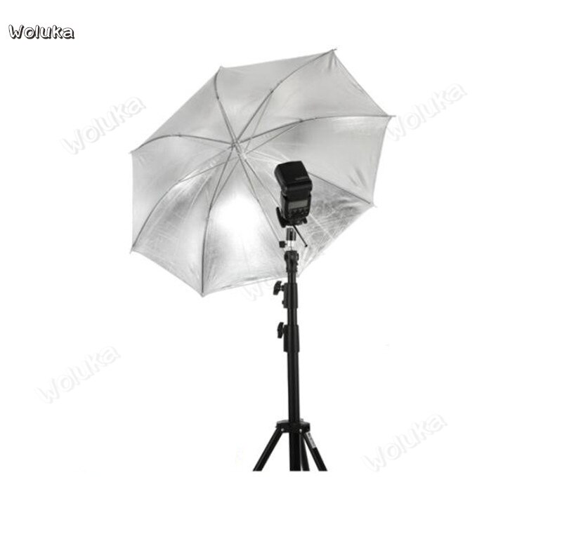 40 pouces parapluie réfléchissant extérieur noir argent monocouche studio lampe top flash photographie photo parapluie CD50 T07