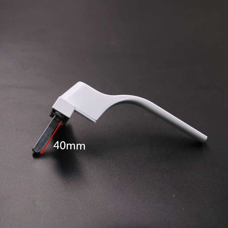 External window handle plastic steel push window drive rod holding hand all metal window lock linkage rod handle hardware access