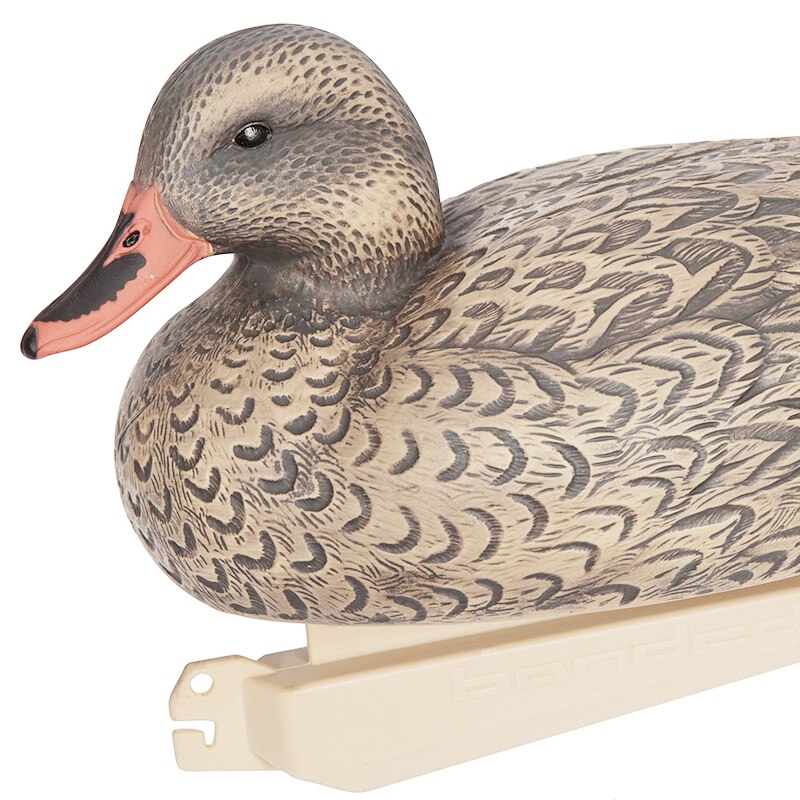 Mallard de pato de plástico, señuelo de pato femenino, quilla de gallina mortal