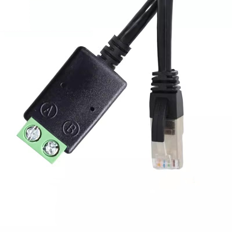 Rj45 zu 2 poliger 4 -poliger anschluss,  rs485 netzwerkkabel ,  rj45 stecker ,  rj45 stecker ,  zu 485 stecker-Splitter für cctv-dvr-verlängerungskabel