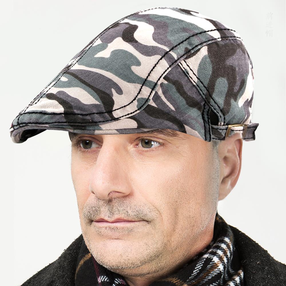 Rijpet katoenen hoed muts unisex retro stijl coole zonbescherming rijden warme veelkleurige hoeden krantenjongenspetten outdoor