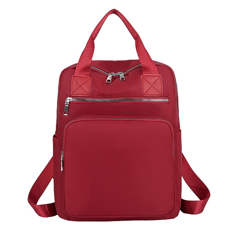 Chuwanglin Femminile Zaino del computer Portatile delle Donne Zaino della Donna Impermeabile Bagpack Borse Da Scuola per Adolescente Ragazze Delle Donne Zaino H52102: Rosso